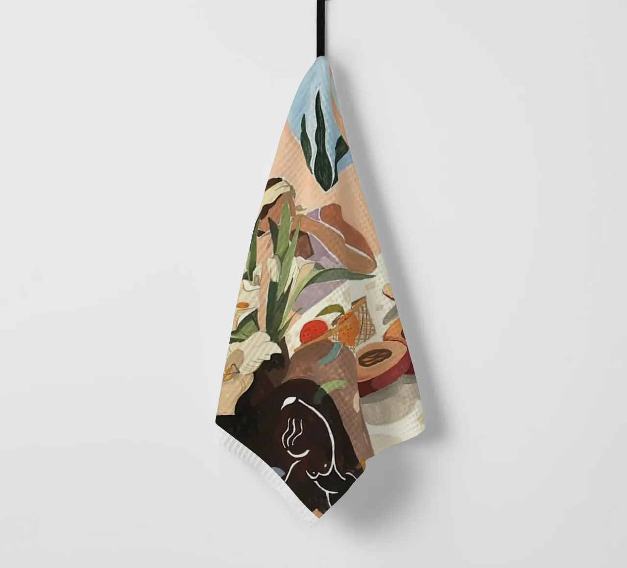 déguster un repas à la table arty guava torchon de walker shop