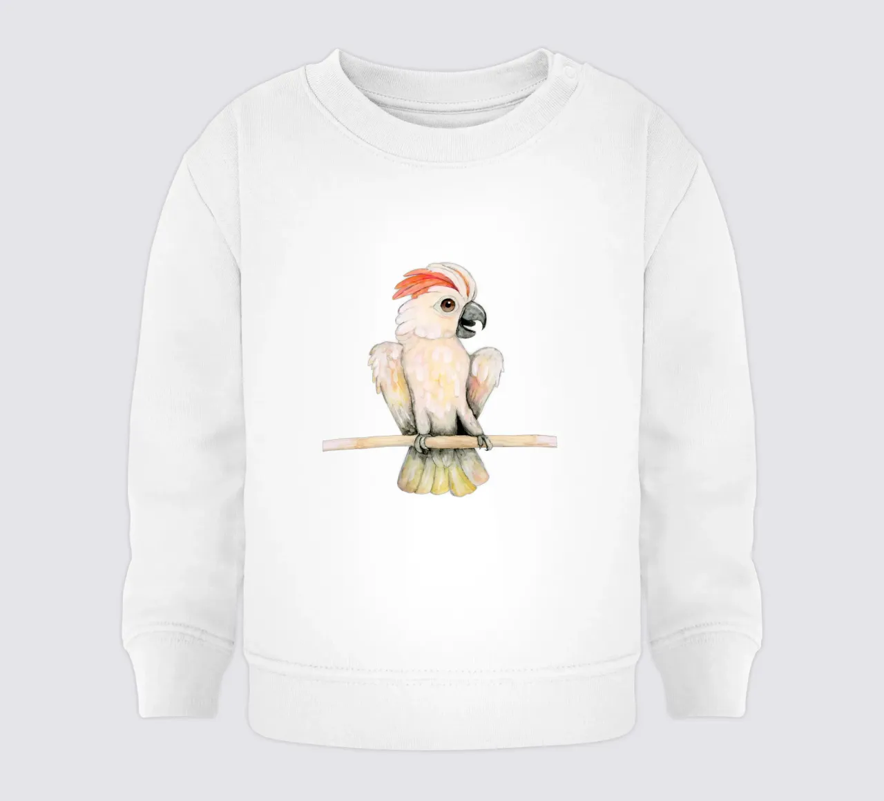 Cacatua a cresta di salmone felpa neonato da BwiseLizzy