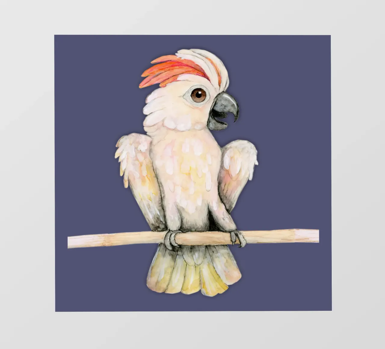 Cacatua a cresta di salmone telo in pvc da BwiseLizzy