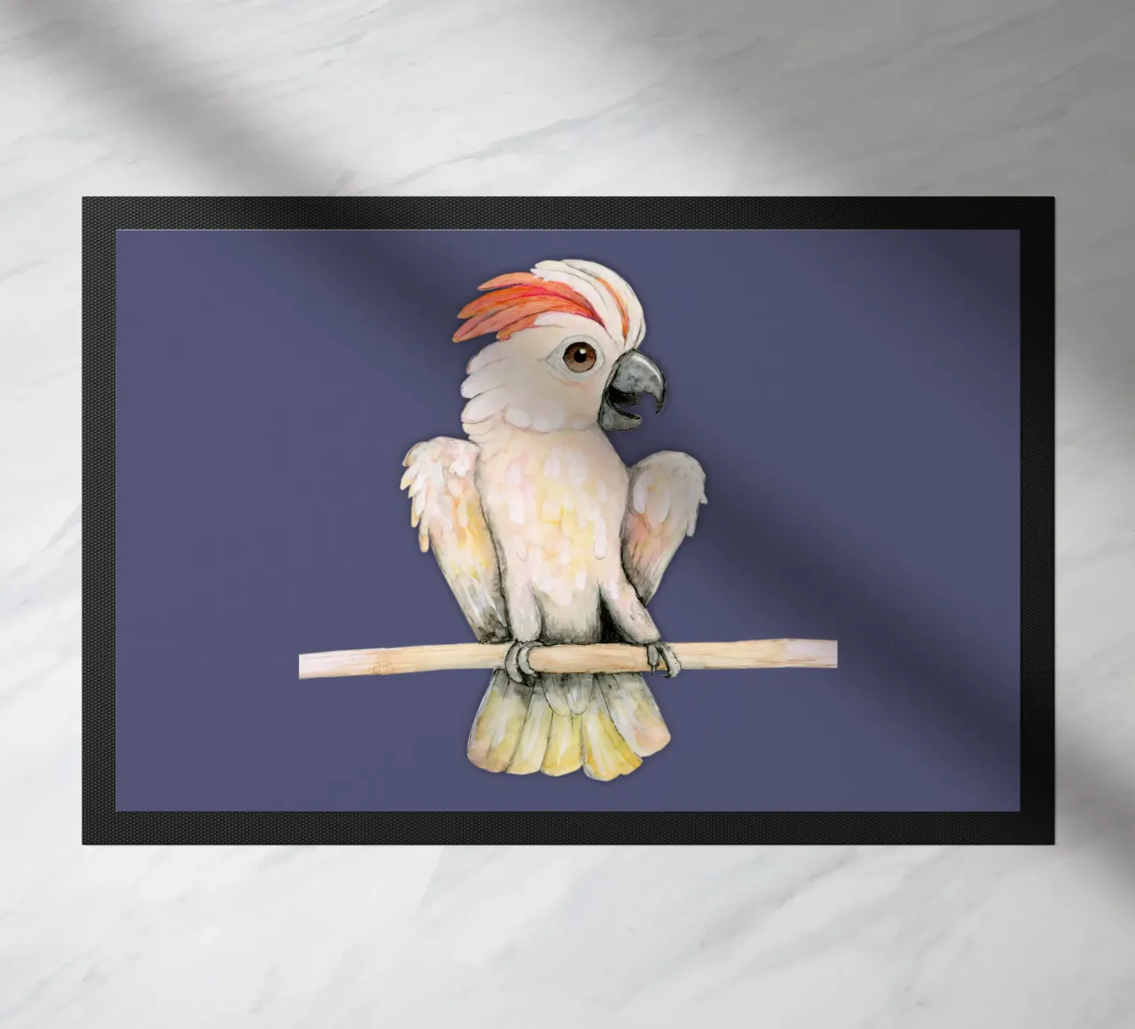 Cacatua a cresta di salmone zerbino da BwiseLizzy