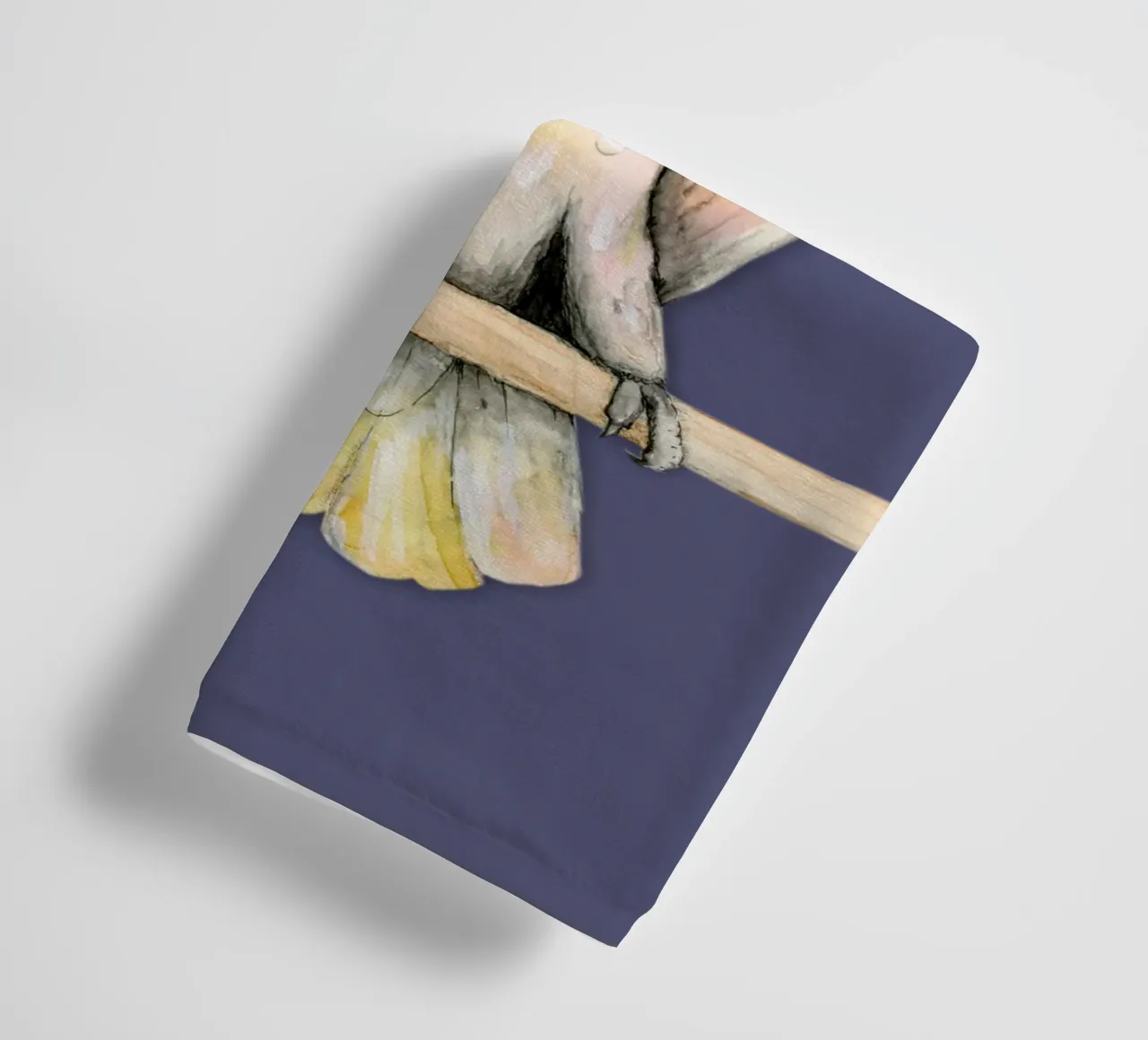 Cacatoès à crête de saumon serviette de bain de BwiseLizzy