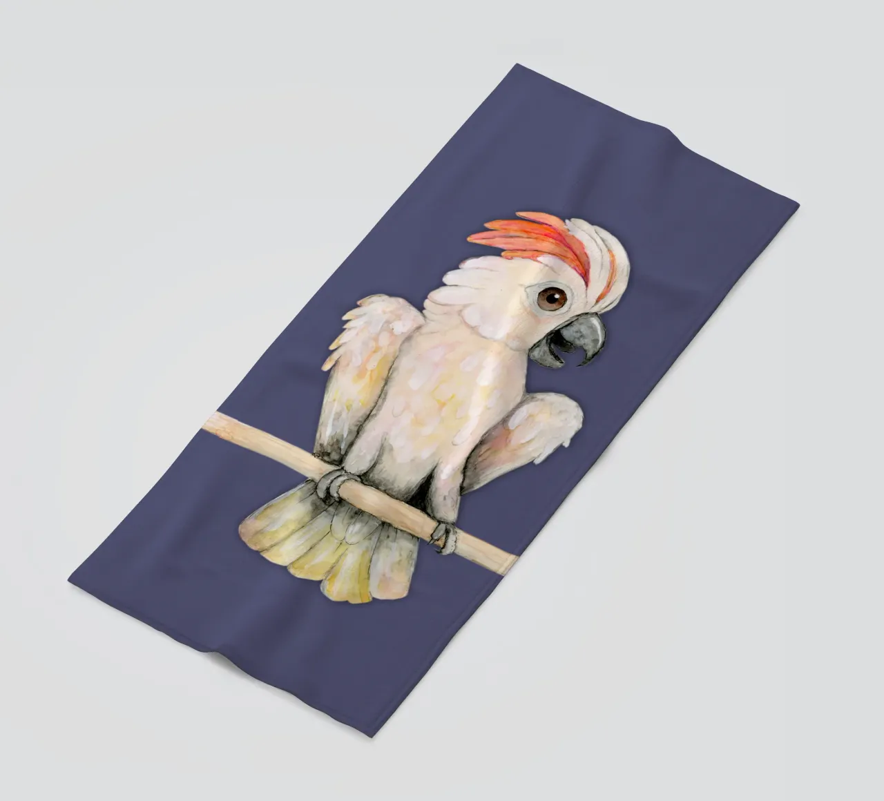 Cacatua a cresta di salmone telo mare da BwiseLizzy
