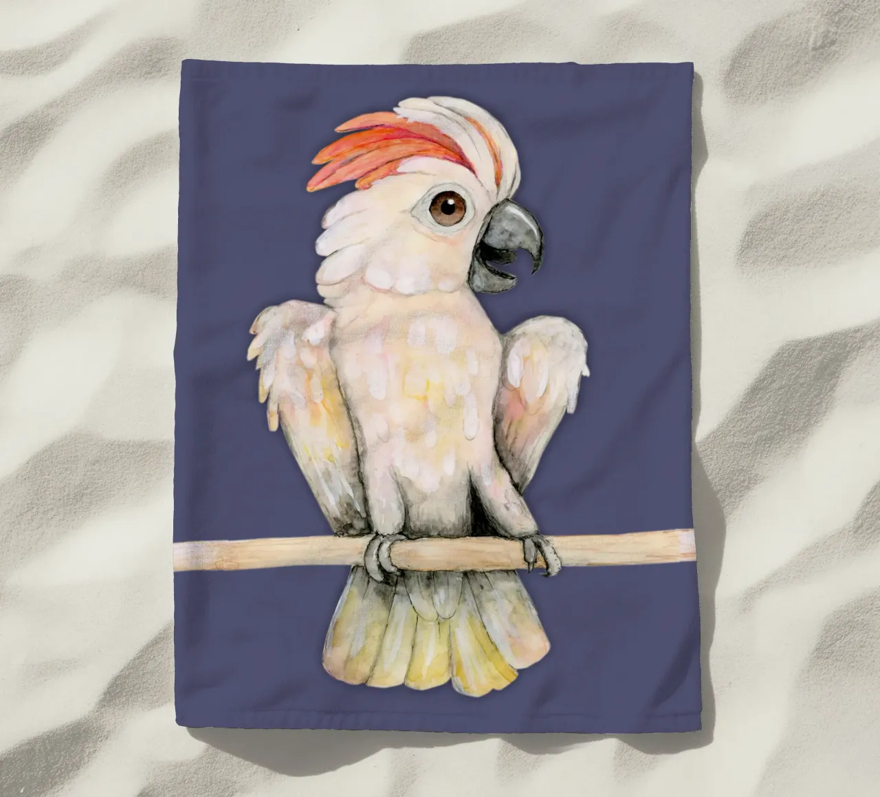 Cacatua a cresta di salmone telo mare da BwiseLizzy