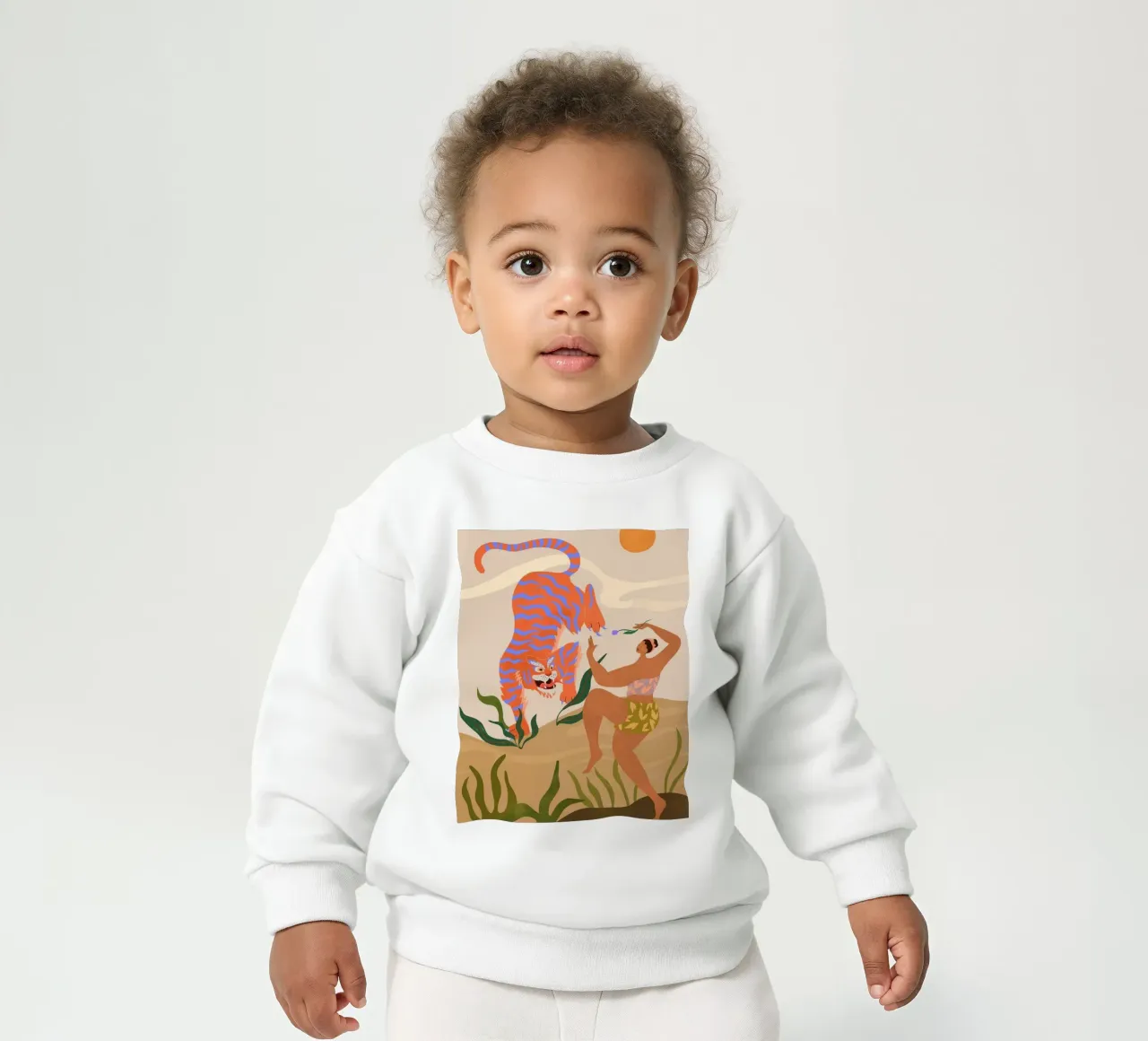 ballare con le tigri arty guava felpa neonato da walker shop