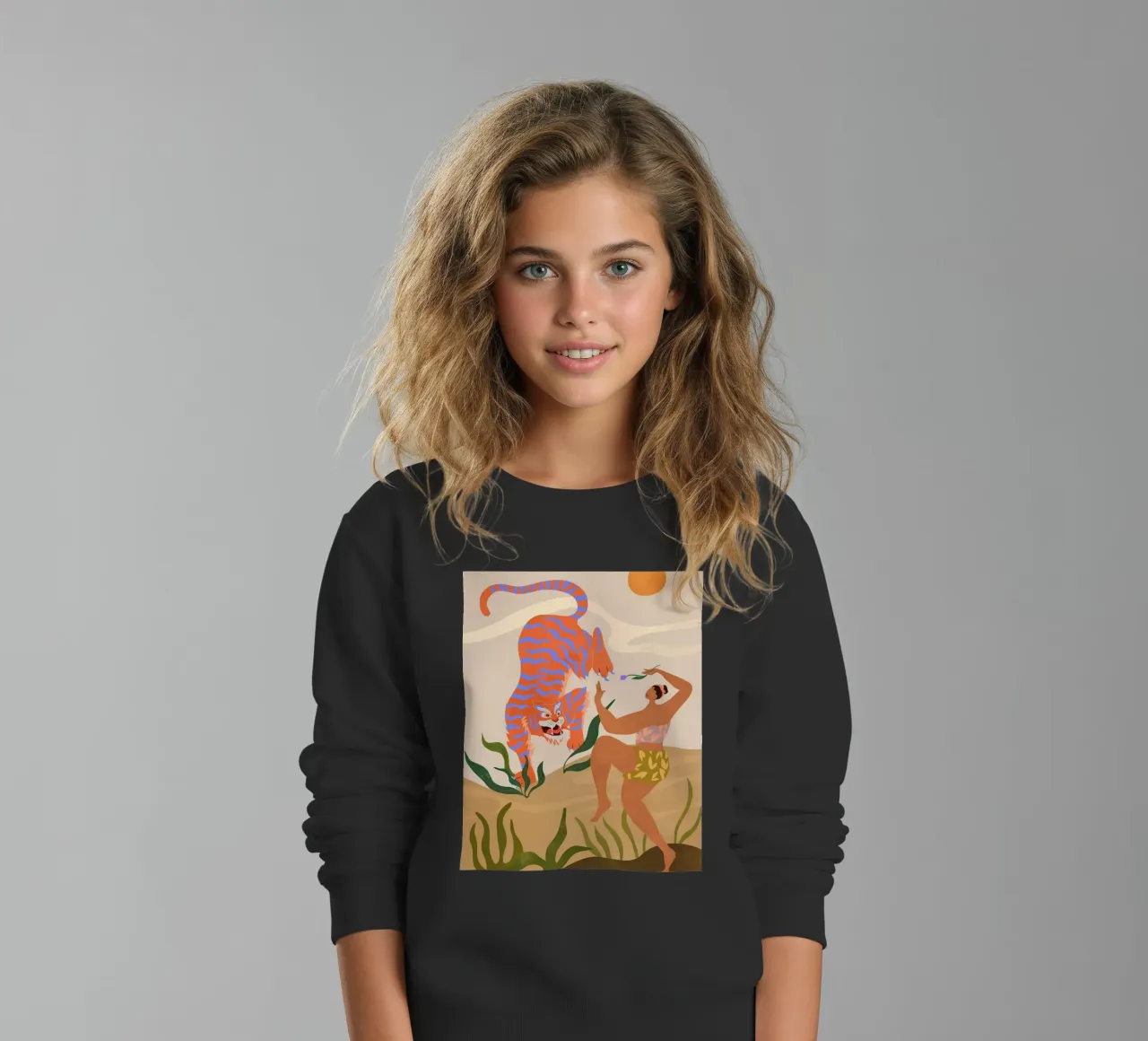 ballare con le tigri arty guava felpa bambino da walker shop