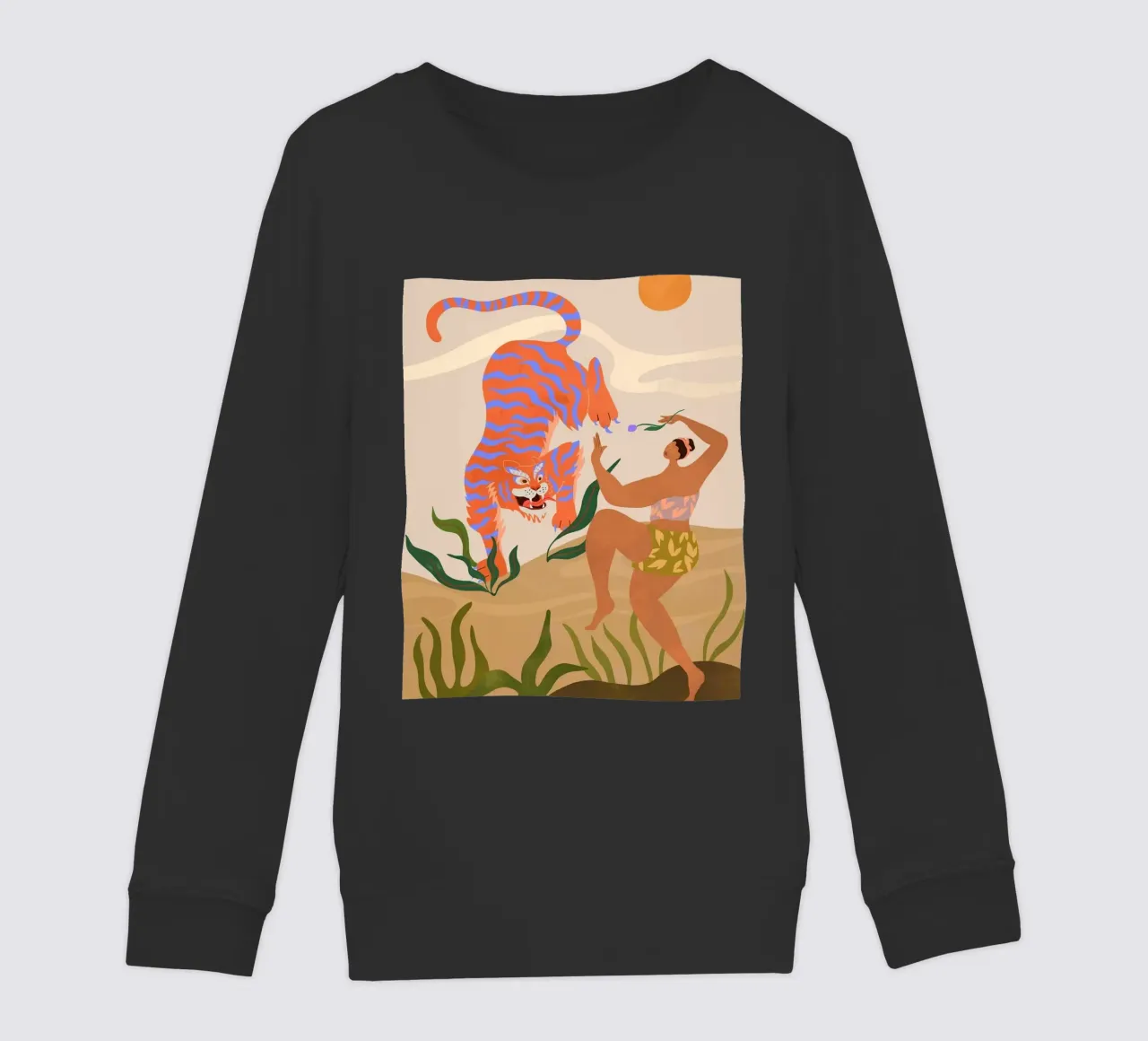 ballare con le tigri arty guava felpa bambino da walker shop