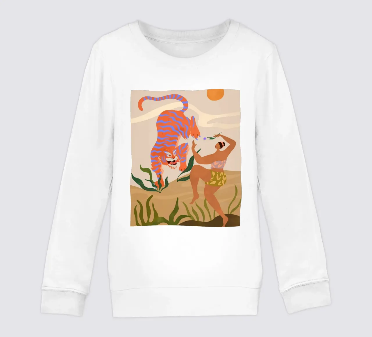 ballare con le tigri arty guava felpa bambino da walker shop