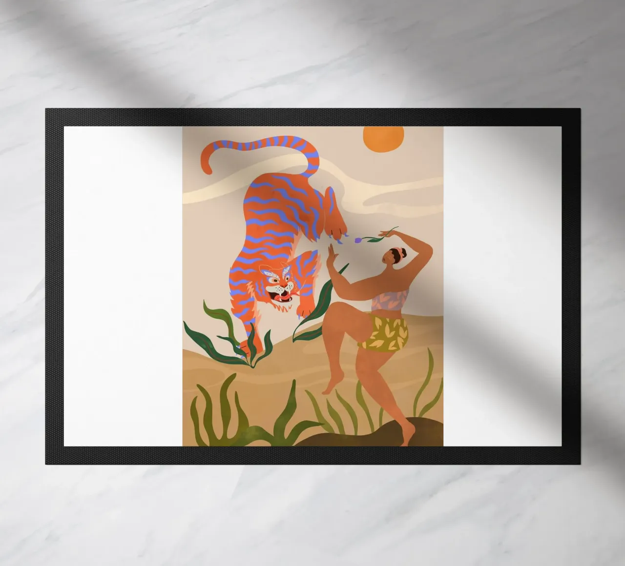 ballare con le tigri arty guava zerbino da walker shop