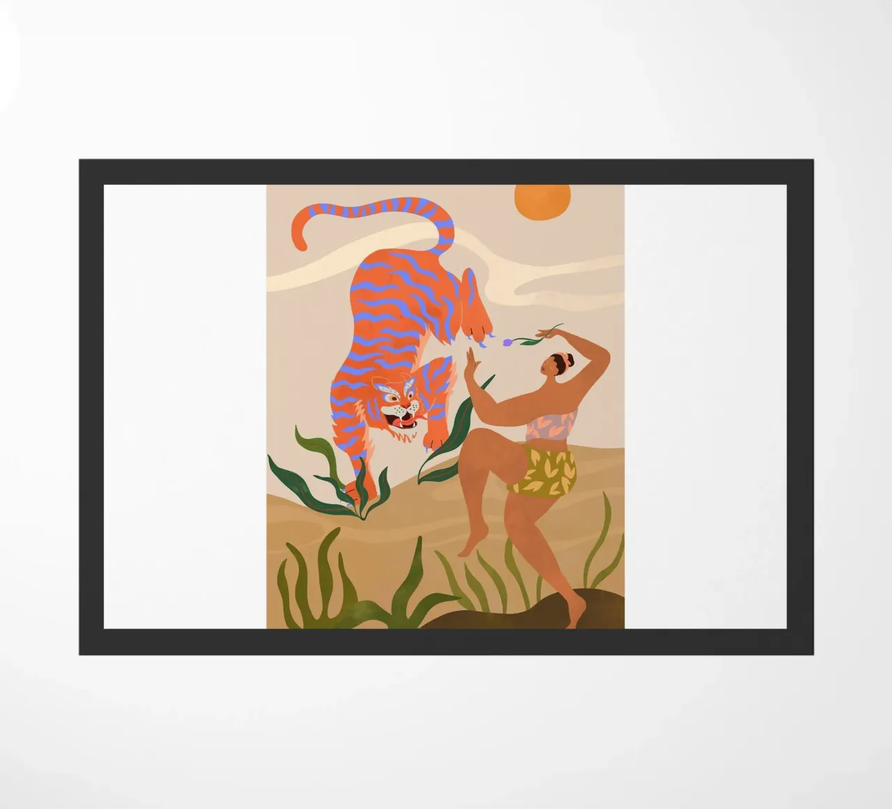 ballare con le tigri arty guava zerbino da walker shop