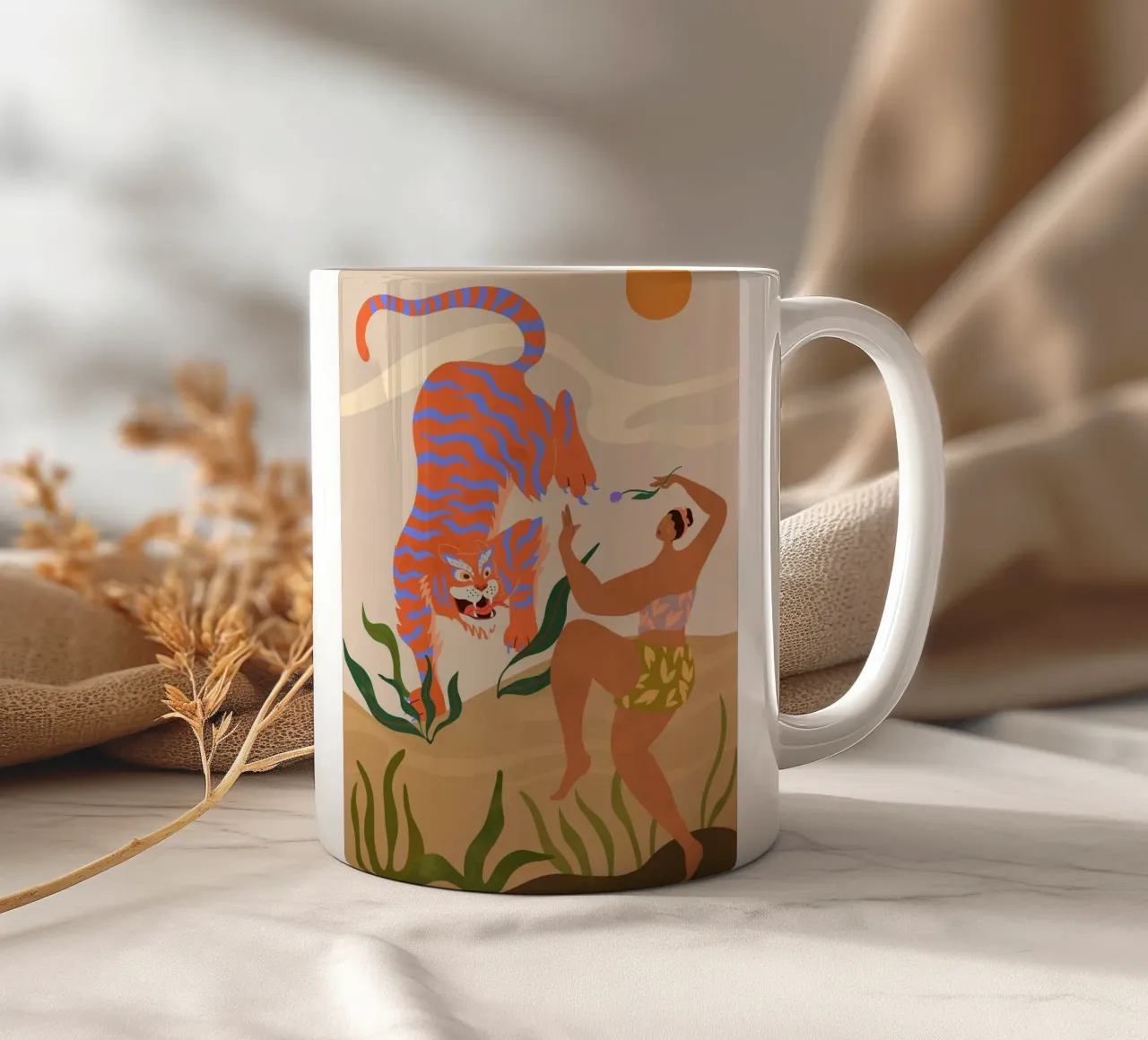 ballare con le tigri arty guava tazza in ceramica da walker shop