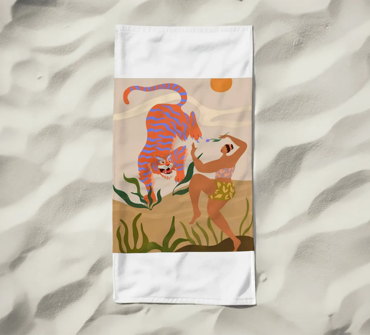 ballare con le tigri arty guava telo mare da walker shop