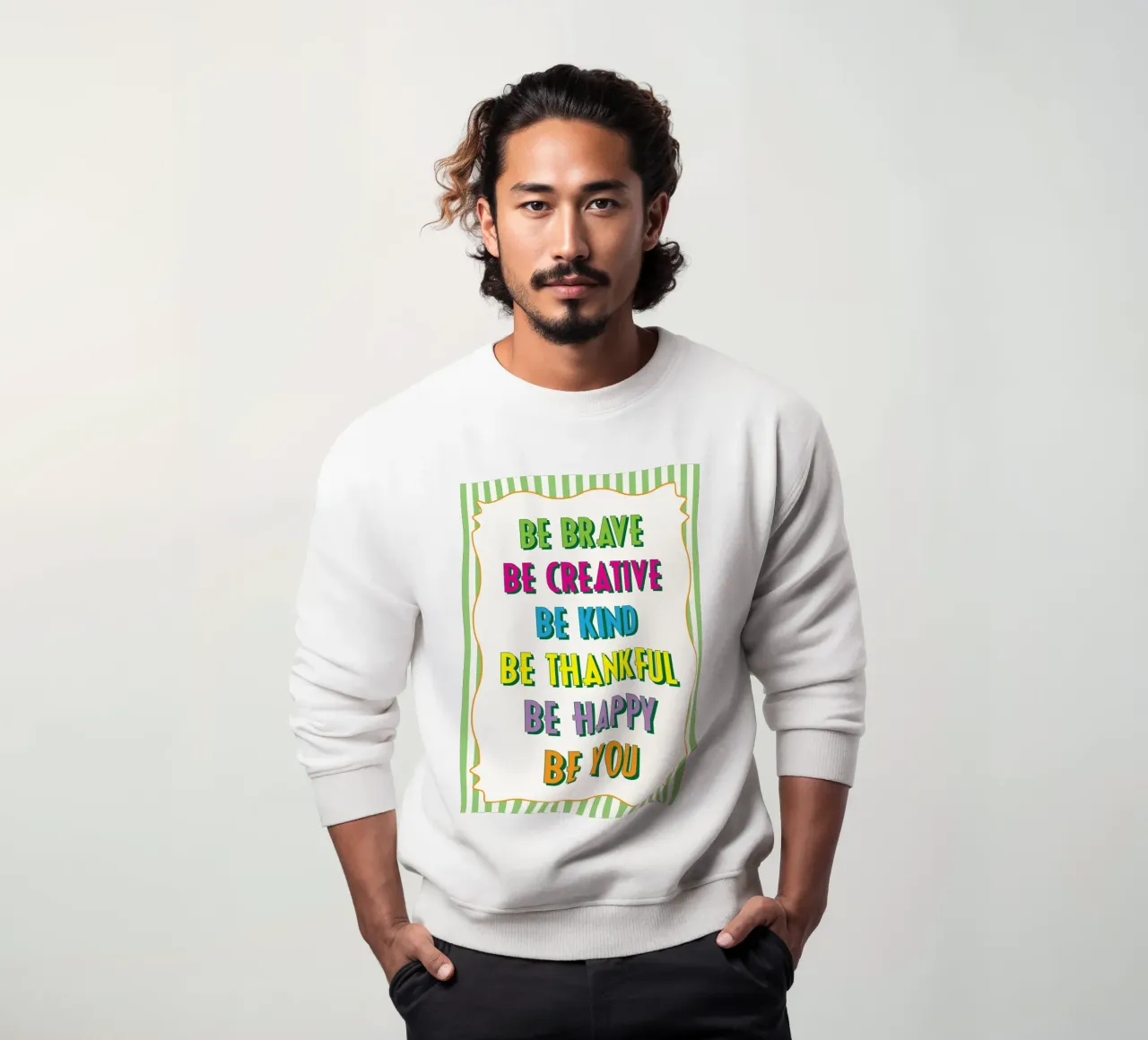 BE YOU sweatshirt by tanabaroo