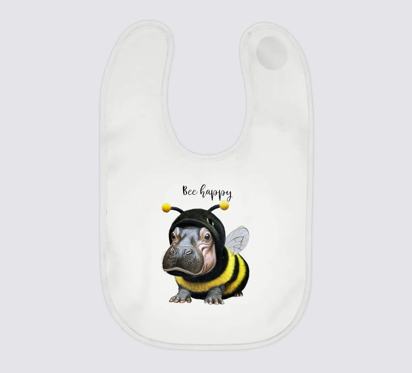 Bee Happy bavaglino da Graphit und Farbe