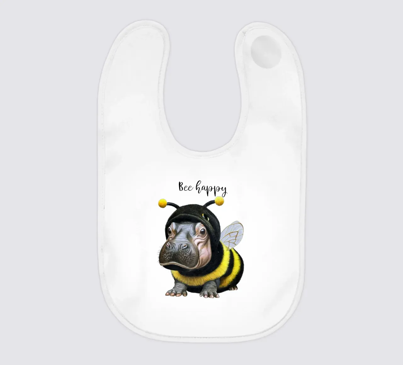 Bee Happy bavaglino da Graphit und Farbe