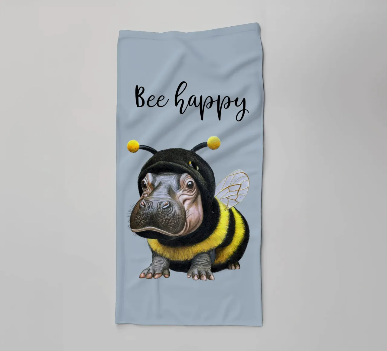 Bee Happy asciugamano da bagno da Graphit und Farbe