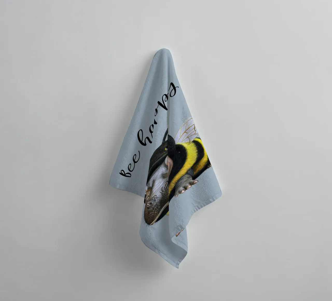 Bee Happy asciugamano da bagno da Graphit und Farbe