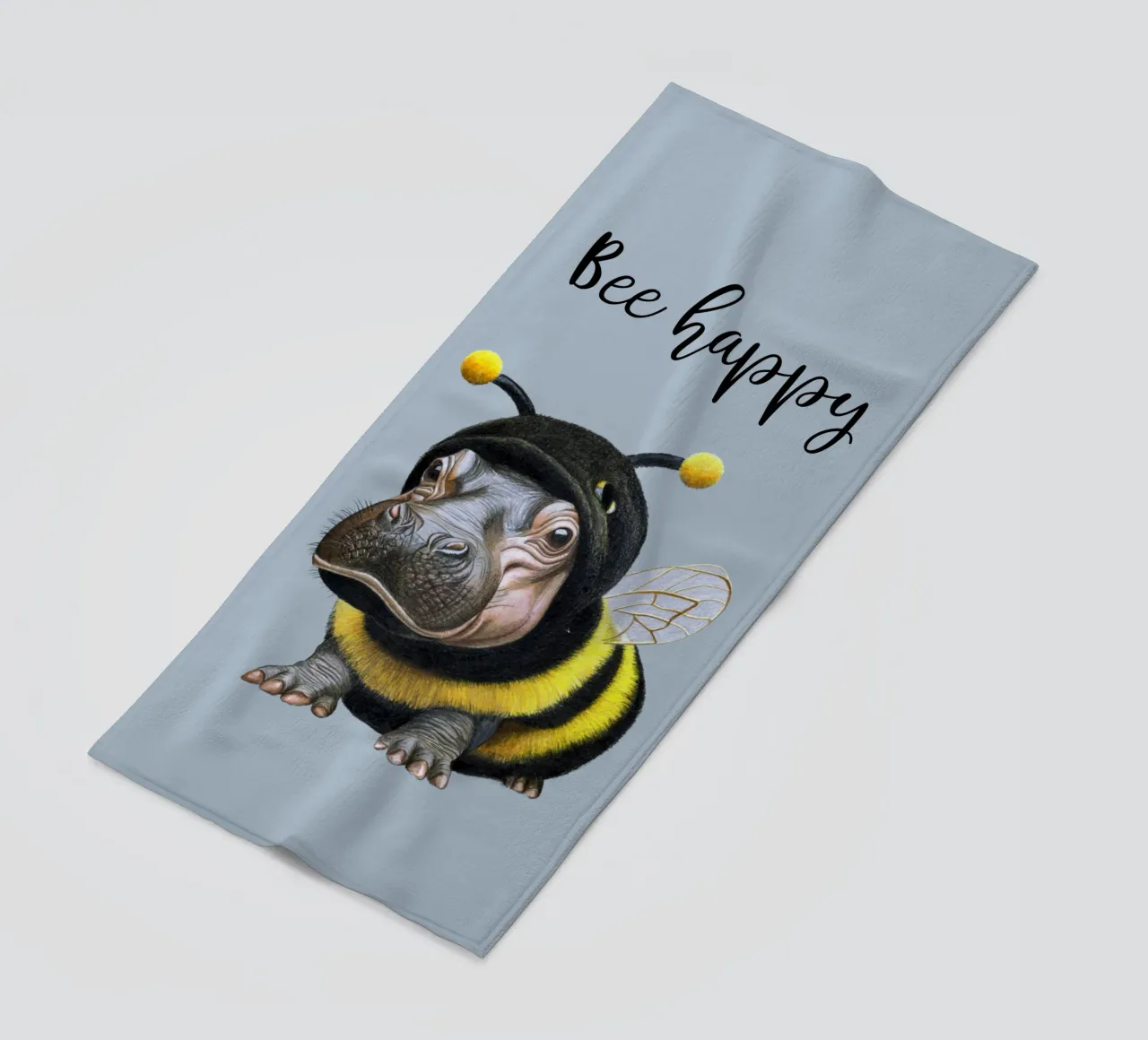 Bee Happy telo mare da Graphit und Farbe