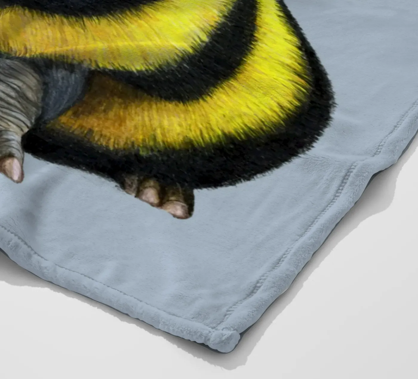 Bee Happy Fleecedecke von Graphit und Farbe