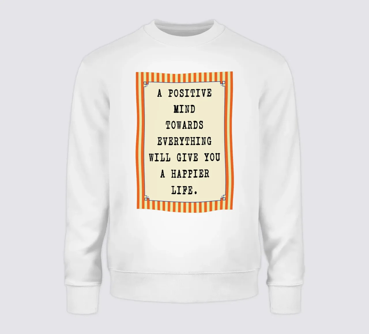 una mente positiva felpa da tanabaroo