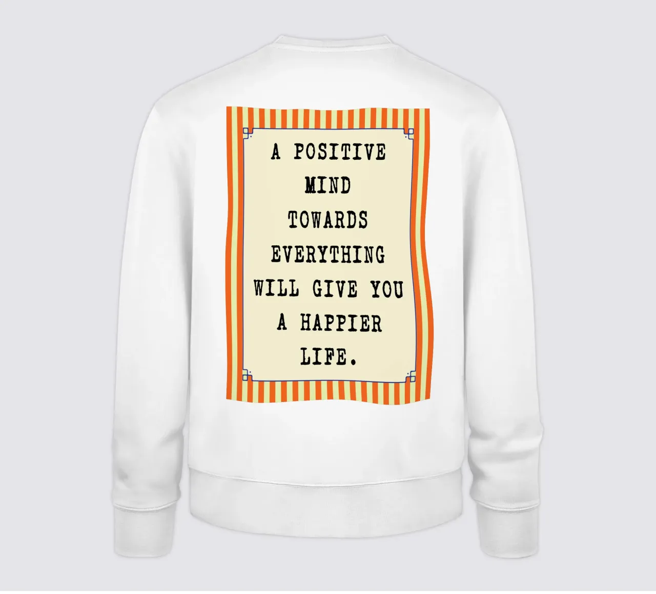 una mente positiva felpa da tanabaroo