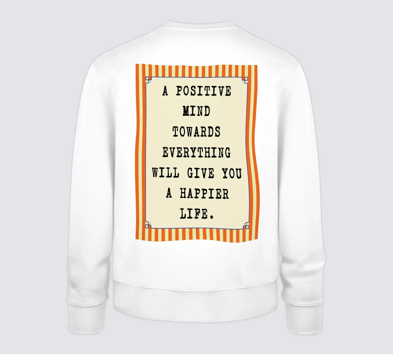 una mente positiva felpa da tanabaroo