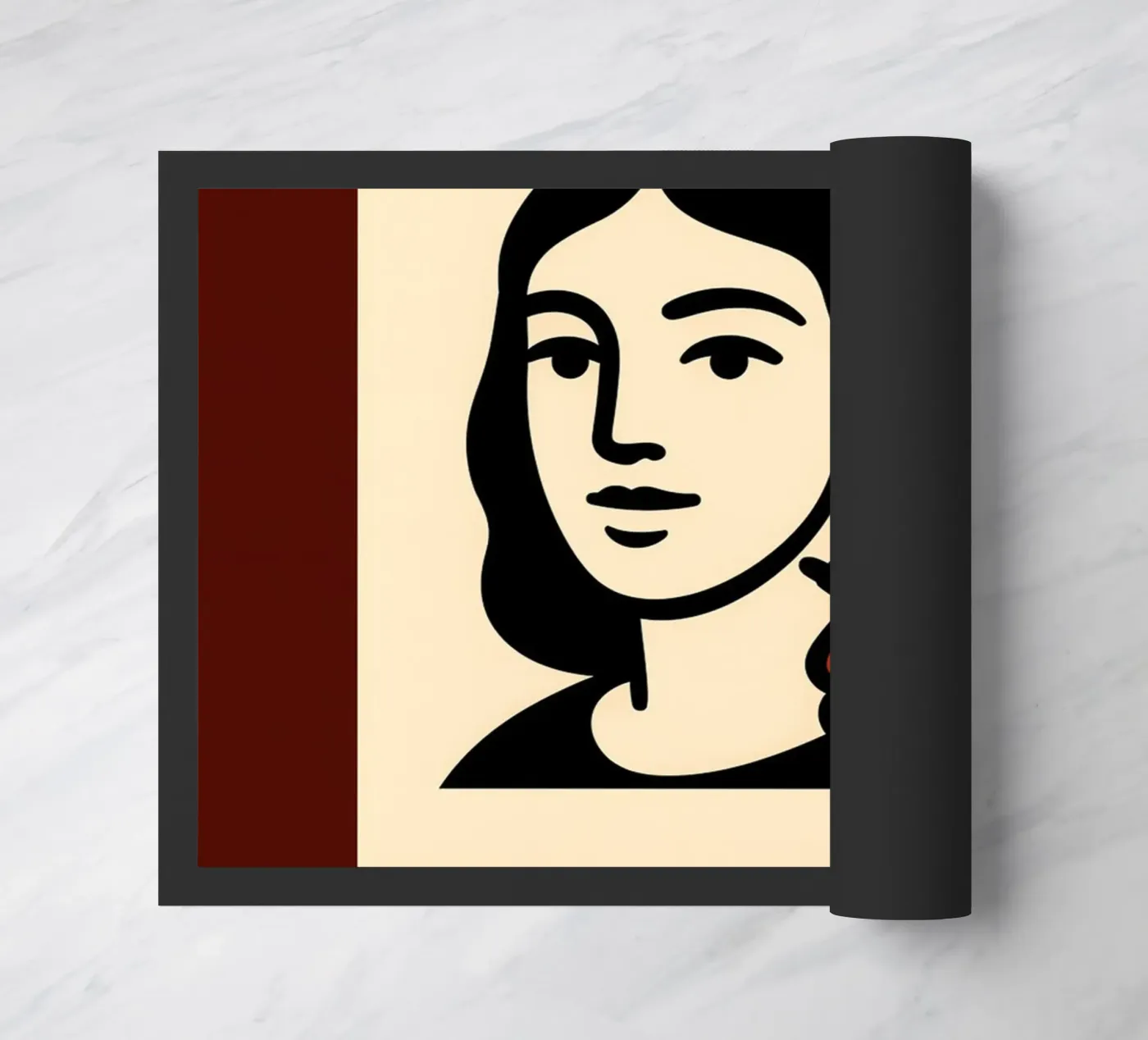 hand drawing doormat by tanabaroo