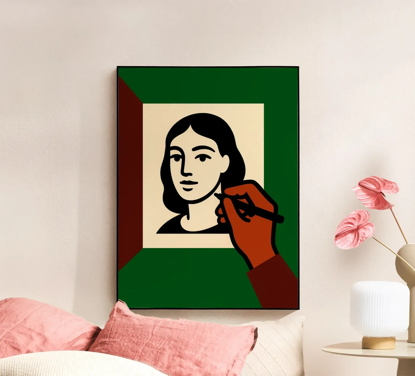 hand drawing Acryl-Glas von tanabaroo