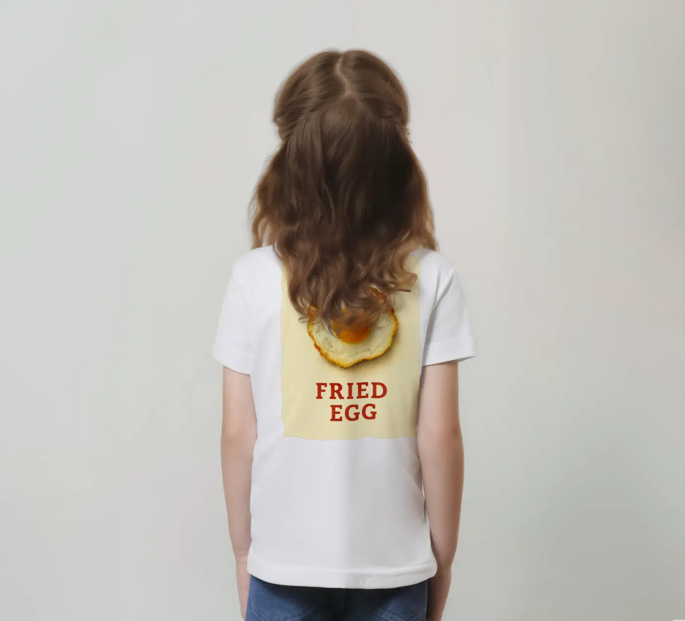 uovo fritto t-shirt bambini da tanabaroo