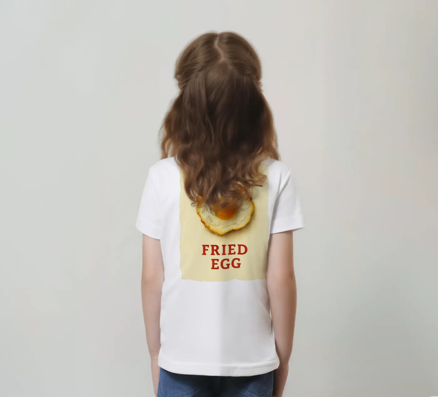 uovo fritto t-shirt bambini da tanabaroo