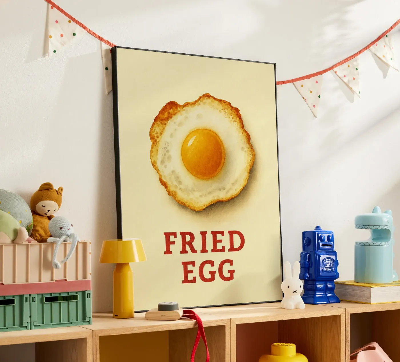 uovo fritto alluminio dibond da tanabaroo