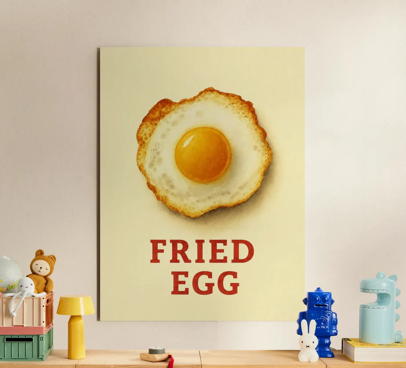 uovo fritto alluminio dibond da tanabaroo