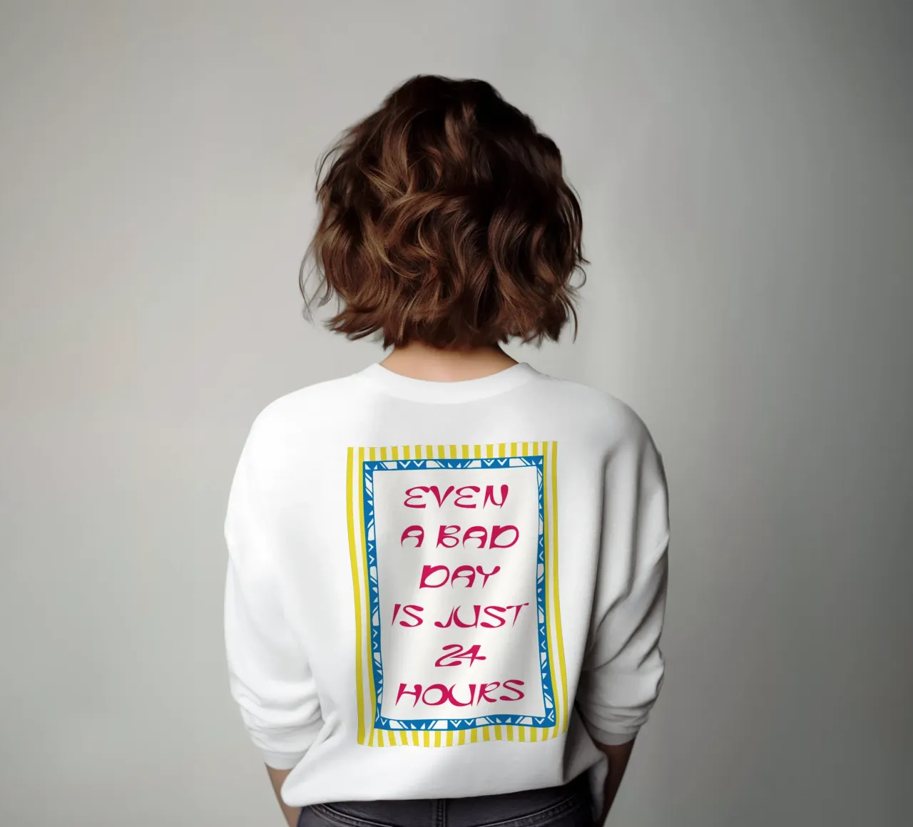 anche una brutta giornata è solo 24 ore felpa da tanabaroo