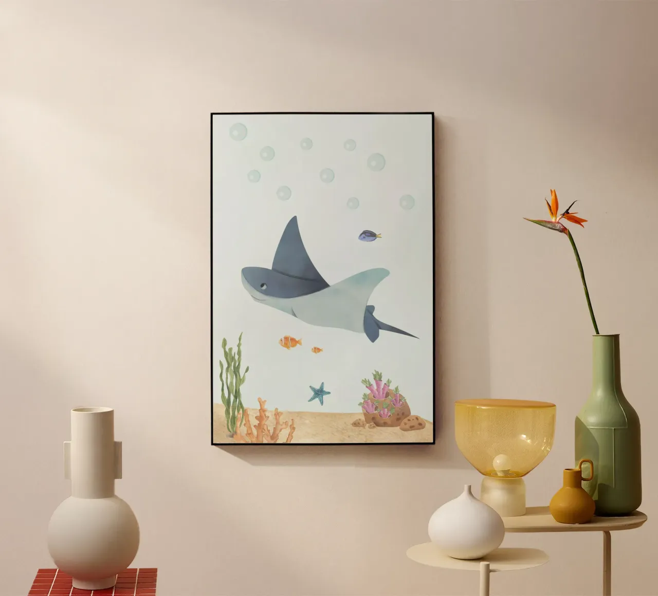 Sunny la mantarraya metacrilato de DesignArt