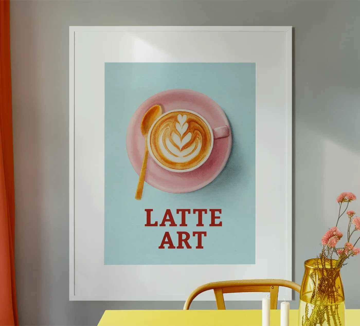 latte art poster da tanabaroo
