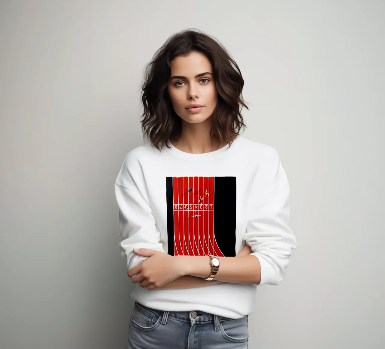 Corsa astratta felpa da Ryley Smith traveler