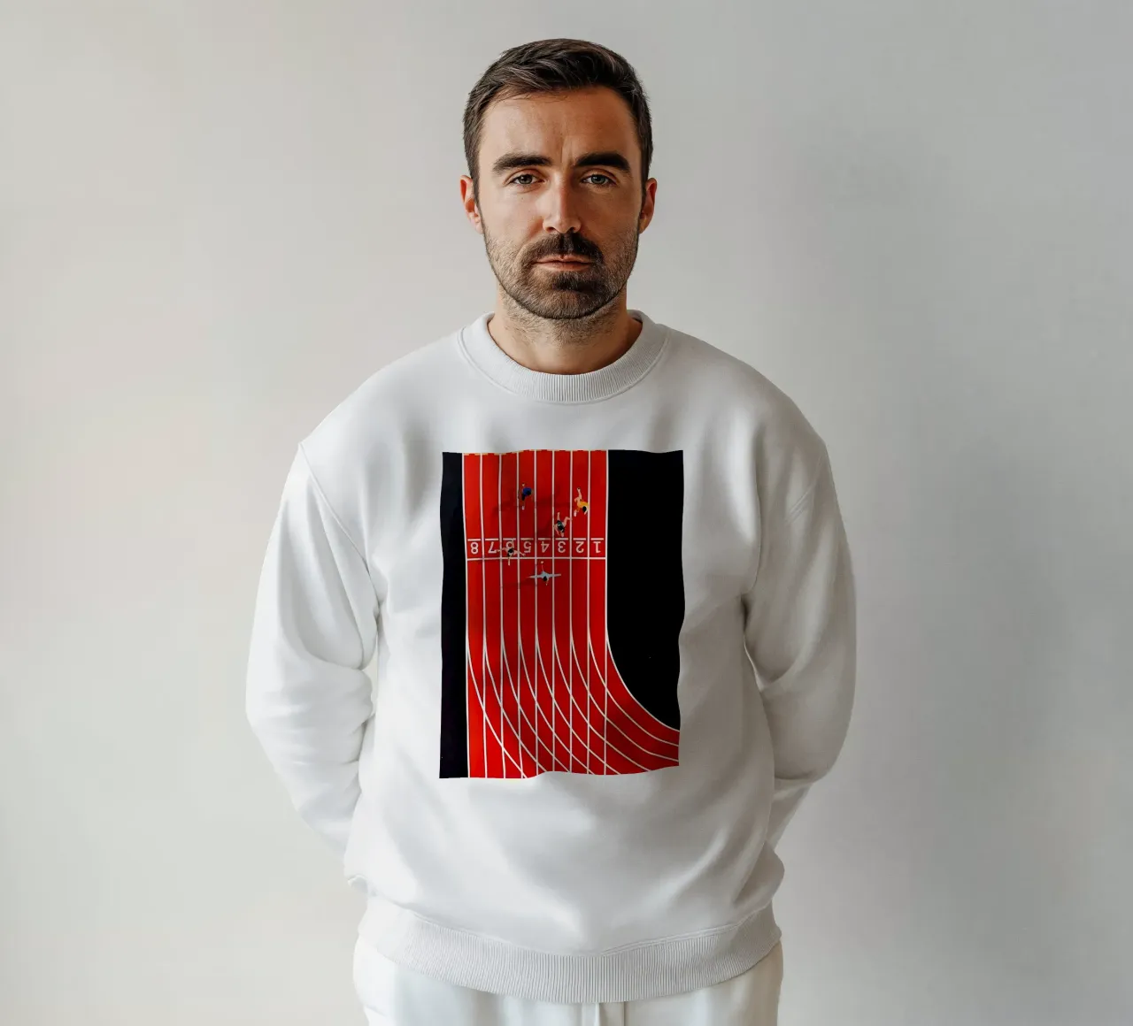 Corsa astratta felpa da Ryley Smith traveler