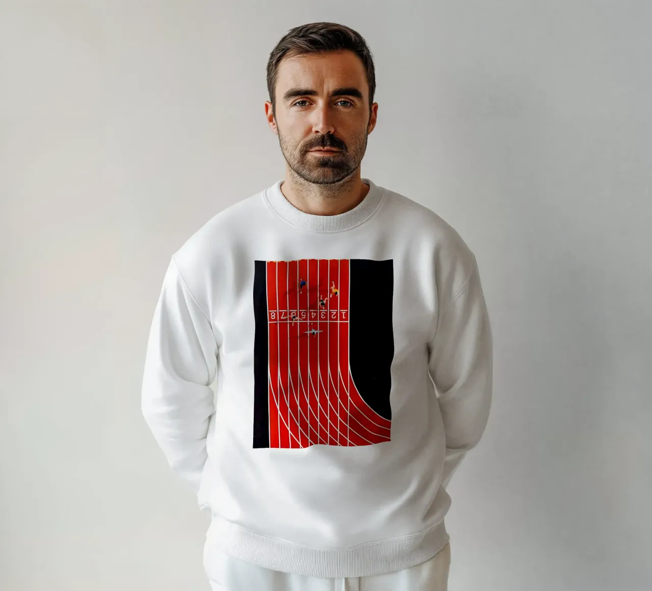 Corsa astratta felpa da Ryley Smith traveler