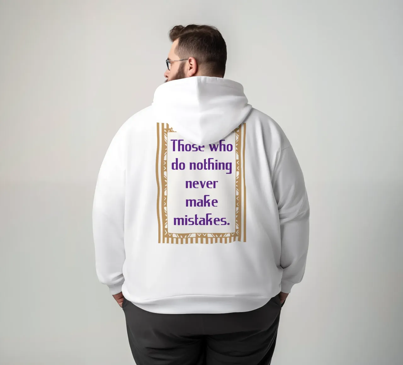 non commettere mai errori felpa con cappuccio da tanabaroo