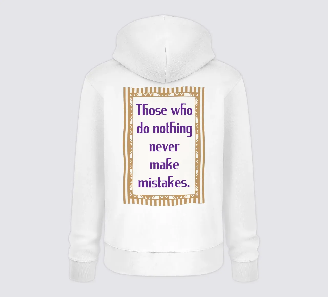 non commettere mai errori felpa con cappuccio da tanabaroo