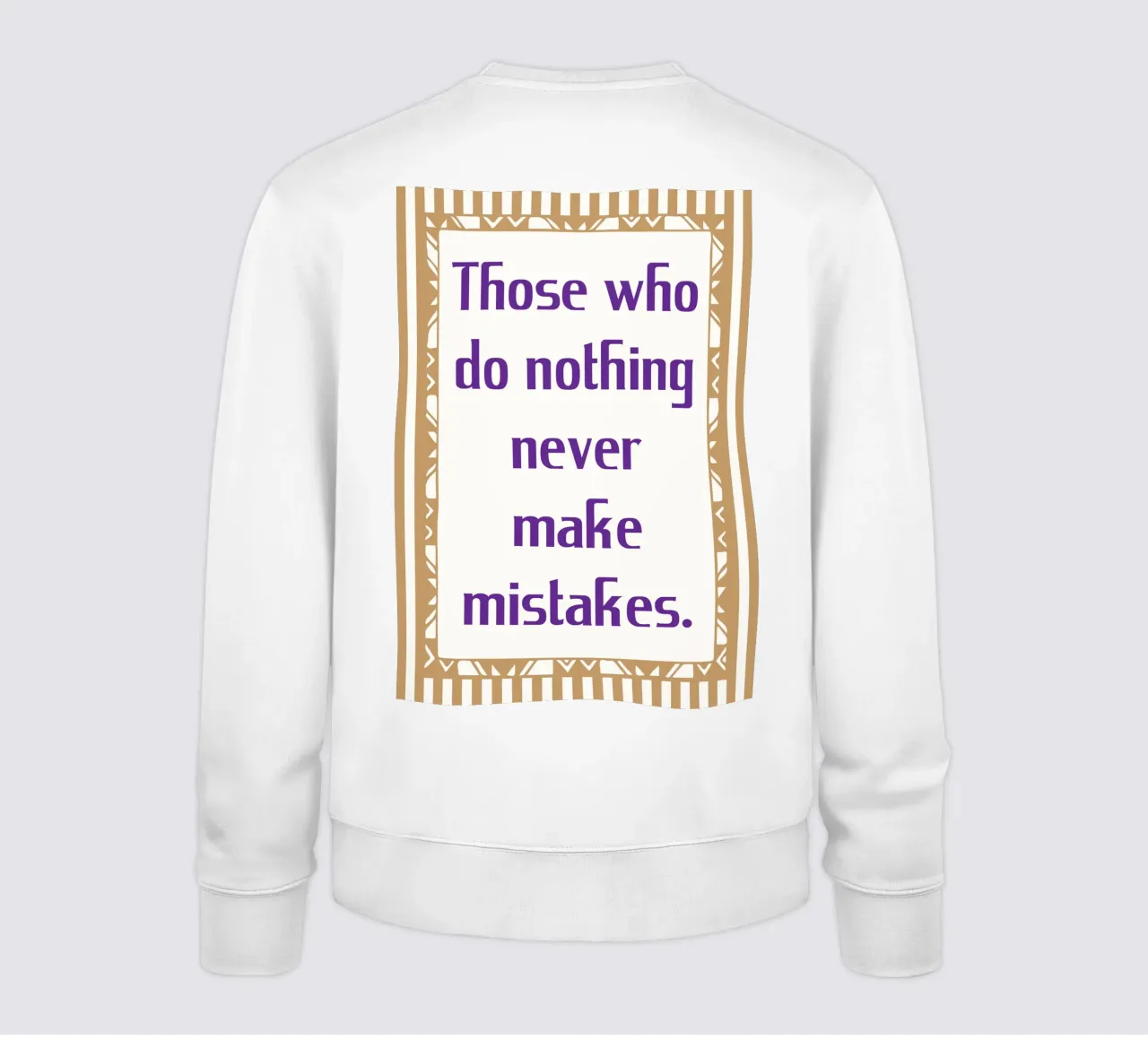 non commettere mai errori felpa da tanabaroo