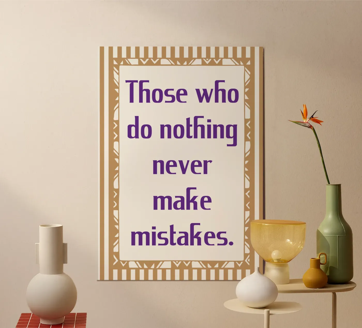 never make mistake poster by tanabaroo