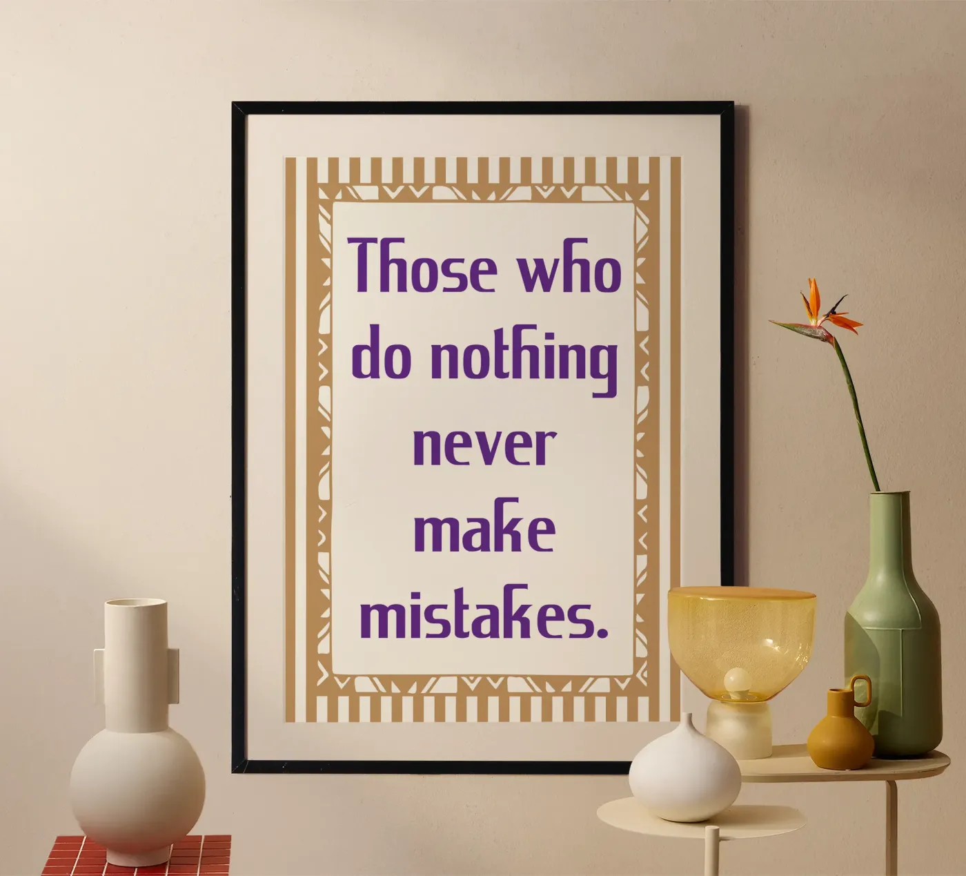 never make mistake poster by tanabaroo