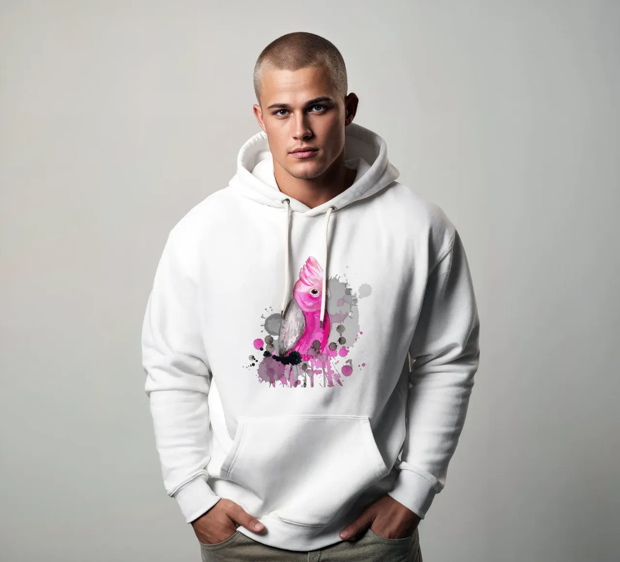Cacatua Galah felpa con cappuccio da BwiseLizzy