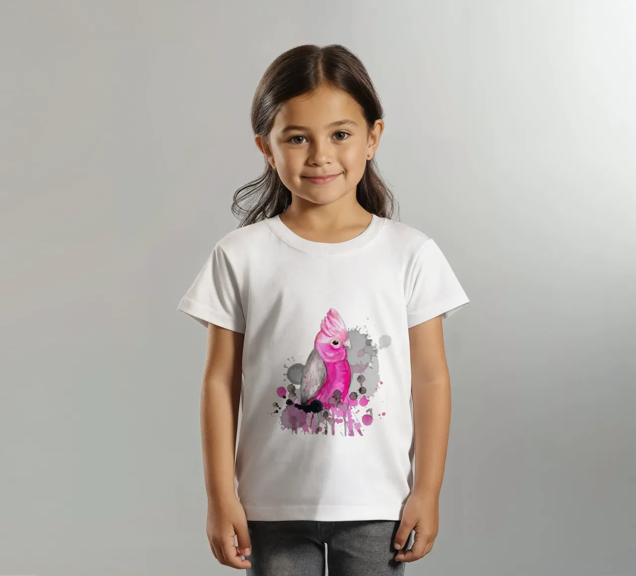 Galah cockatoo kids t-shirt by BwiseLizzy