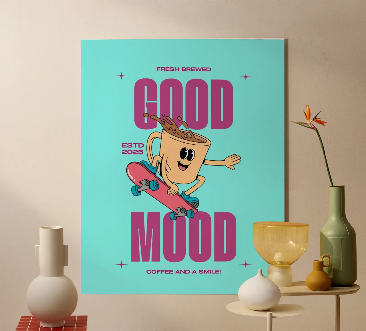 GOOD MOOD plexiglass da COFFEE CLUB