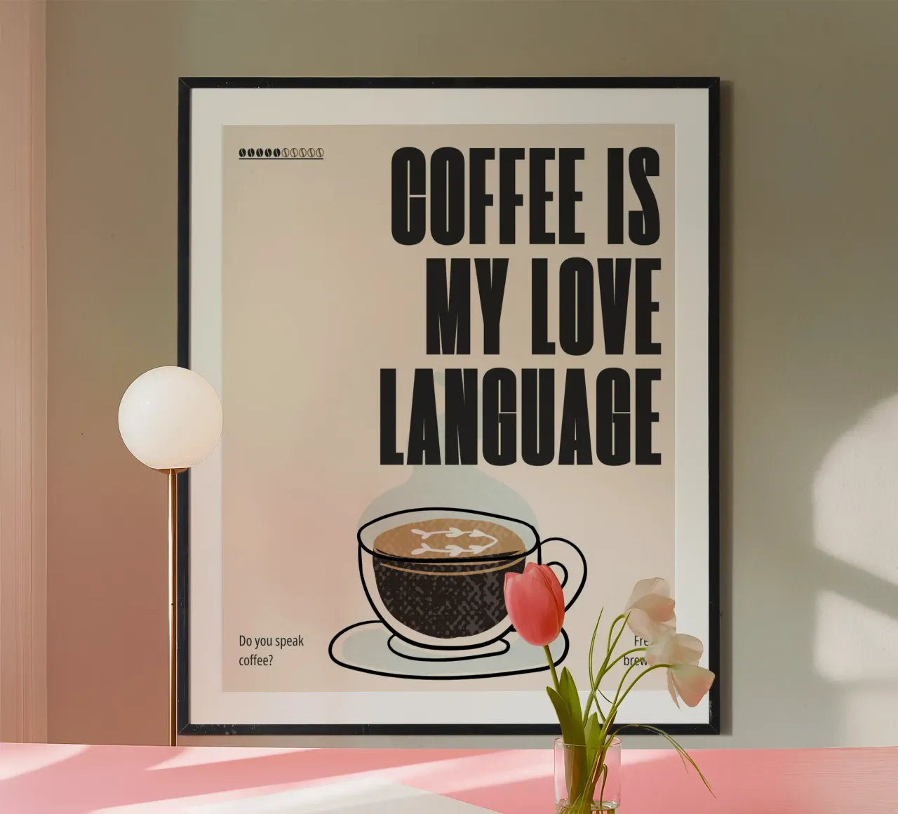 LOVE LANGUAGE poster da COFFEE CLUB