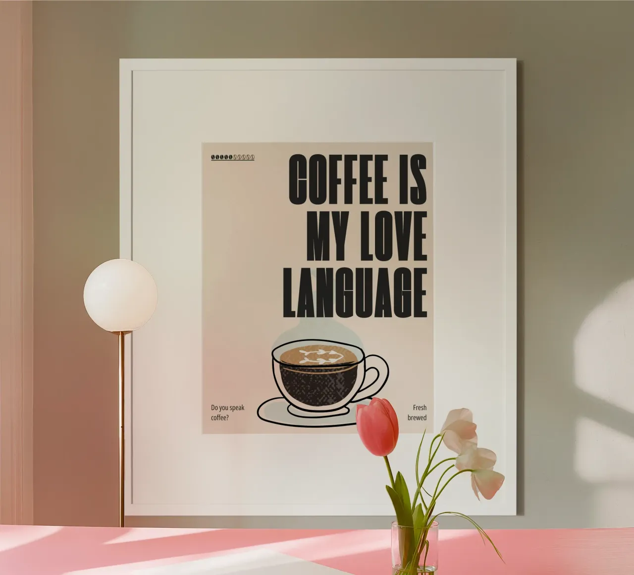 LOVE LANGUAGE poster da COFFEE CLUB