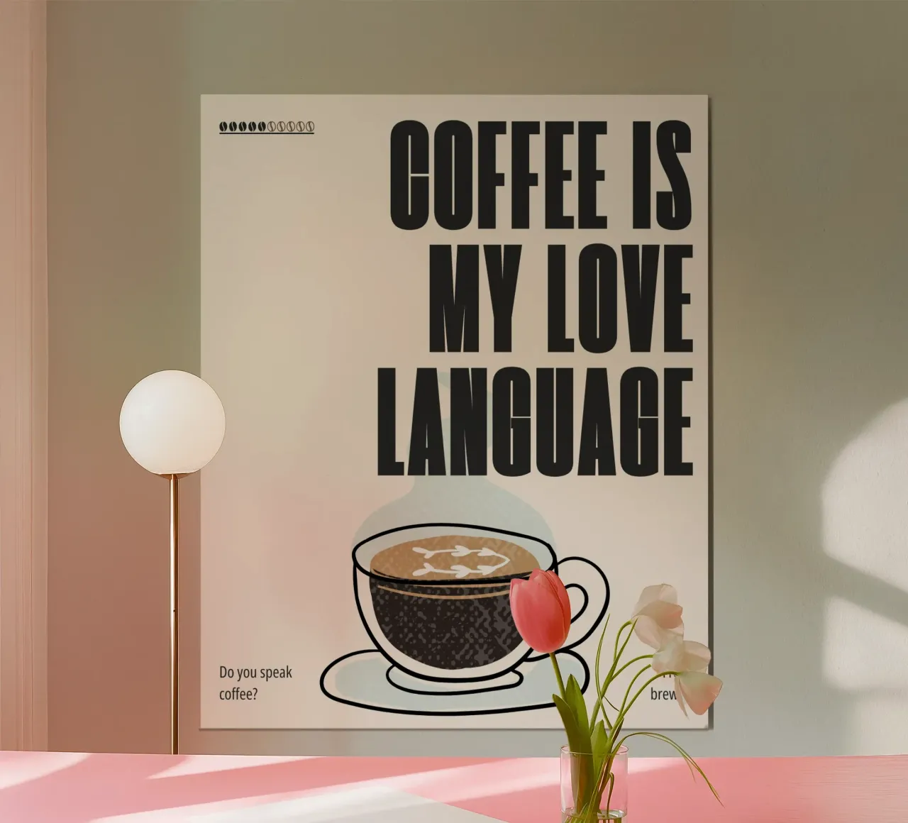 LOVE LANGUAGE poster da COFFEE CLUB