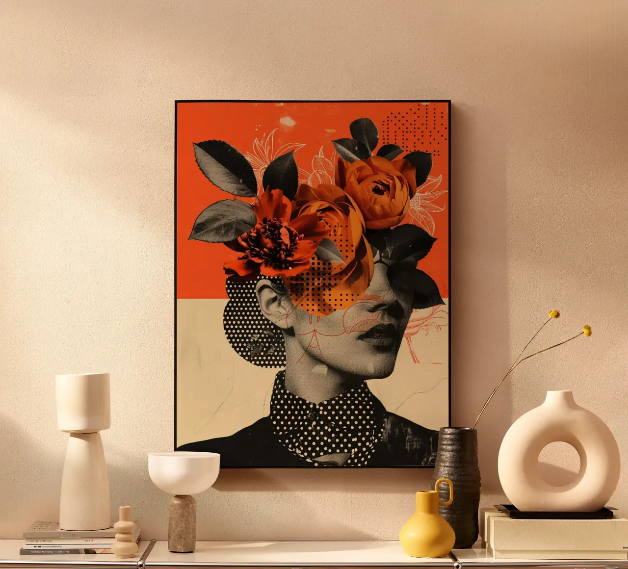 Lady Portrait plexiglass da Artsy Bessy