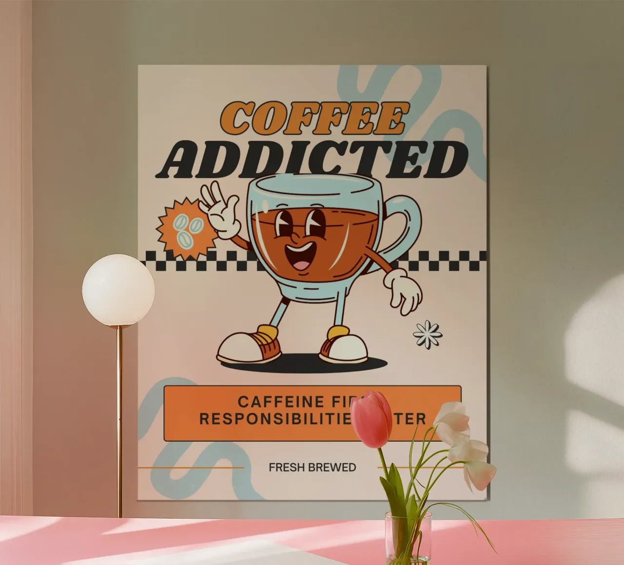 COFFEE ADDICTED poster da COFFEE CLUB